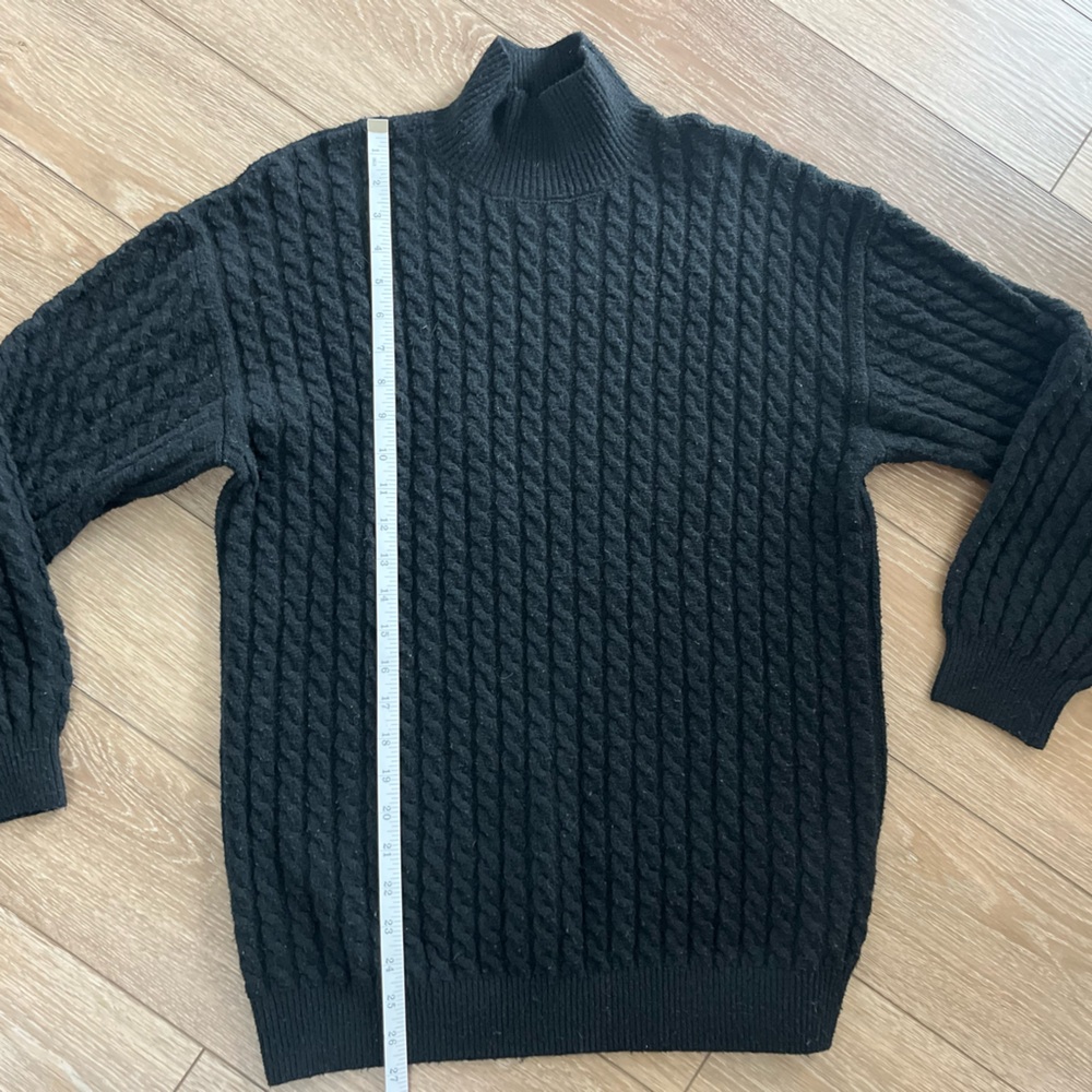 Zara black sweater dress girl size 11-12  Purchased in Germany